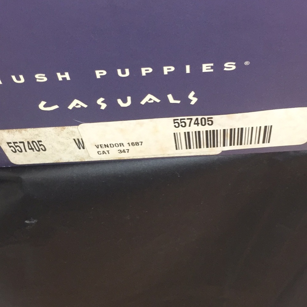 NIB HUSH PUPPIES SZ 7 M BLUE IN BOX VINTAGE COZY - Picture 5 of 8